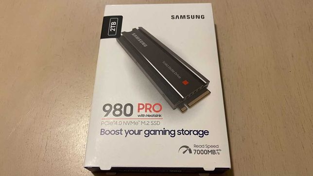SSD Samsung 980 PRO Heatsink Gen.4, 2TB, NVMe M.2 PS5 NOU SIGILAT
