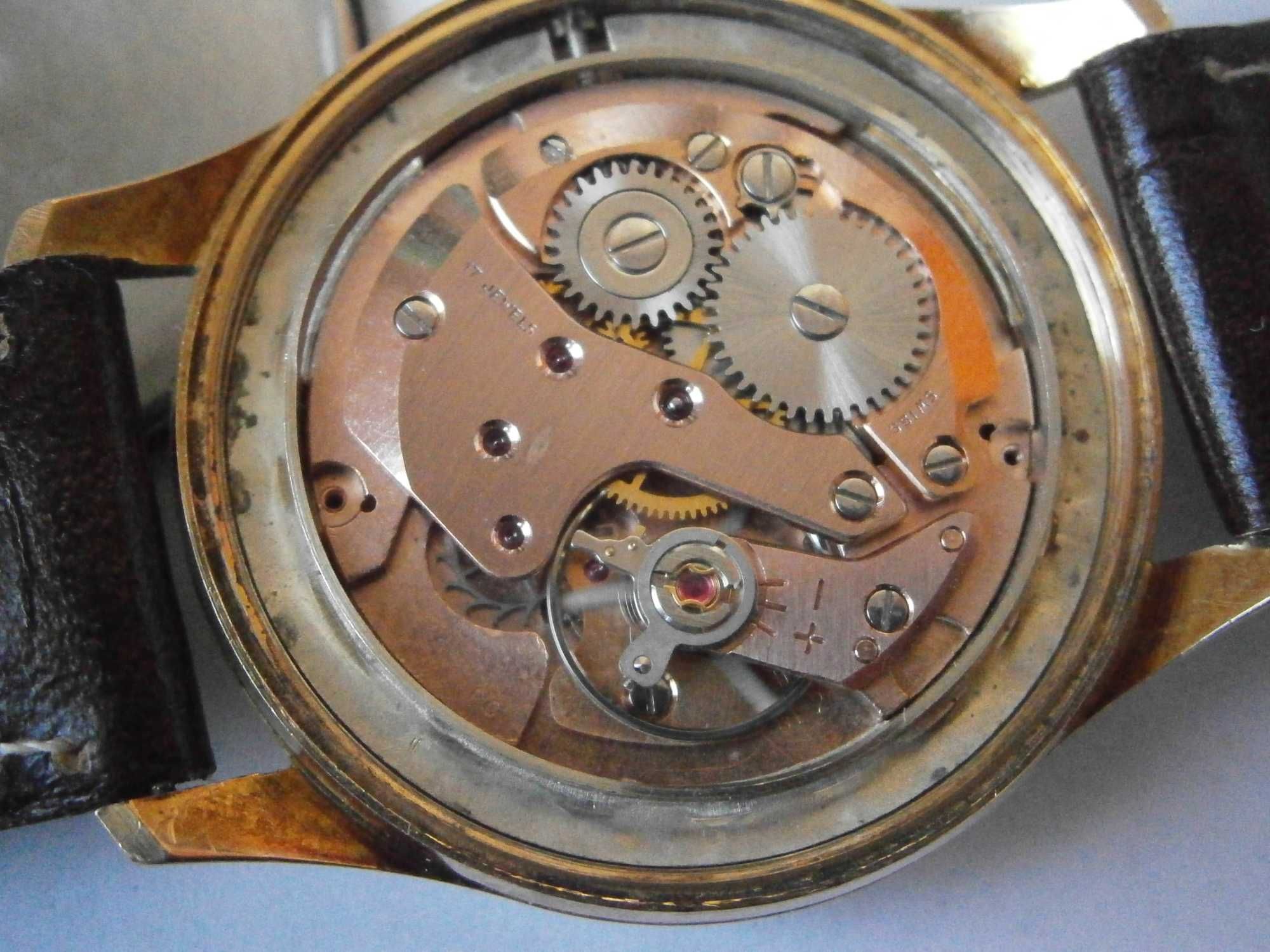 H. GERVIN, hand winding, cal. FHF 81-2 /date/, 17 jewels, swiss made