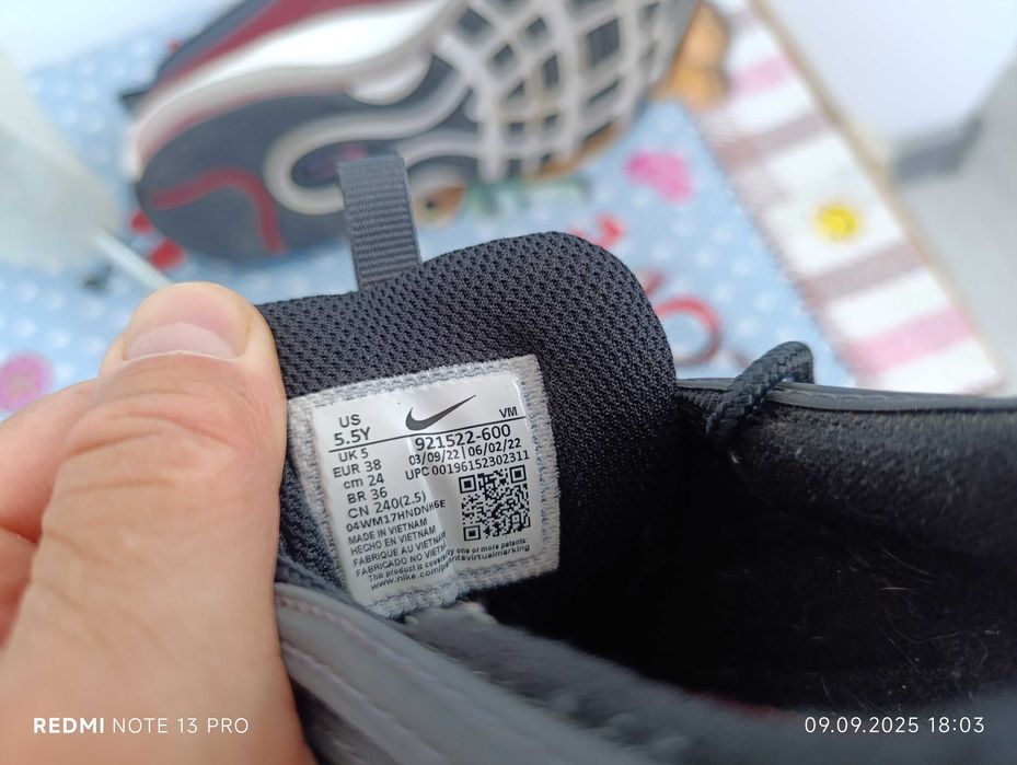 Nike Air Max 97 Team Red Anthracite''оригинални маратонки 38 номер