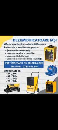 Dezumidificatoare industriale profesionale de inchiriat valabile,liber