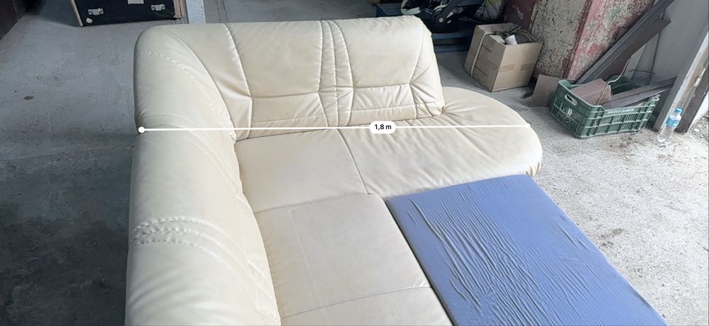 Canapea extensibila din piele