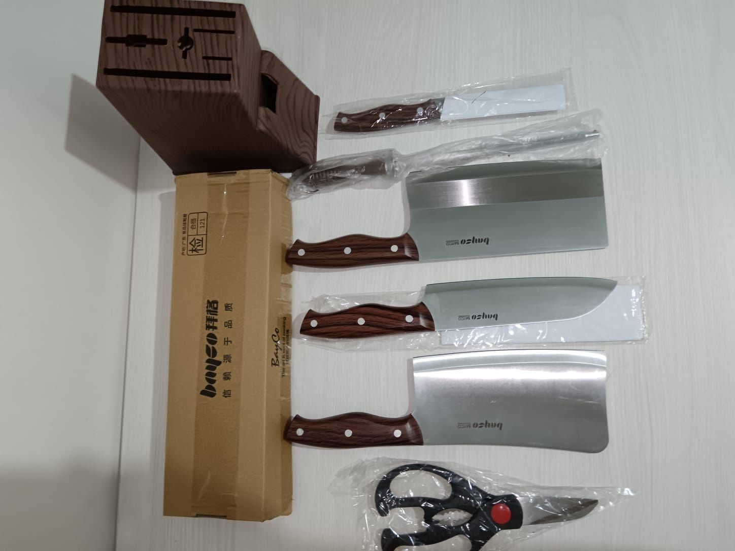 Комплект ножей для нарезки и рубки