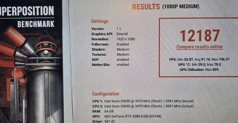 Apple Mac Pro 2 x Intel X5690 24CPUs 64GB RAM RTX 2080 SSD 250GB 4TB