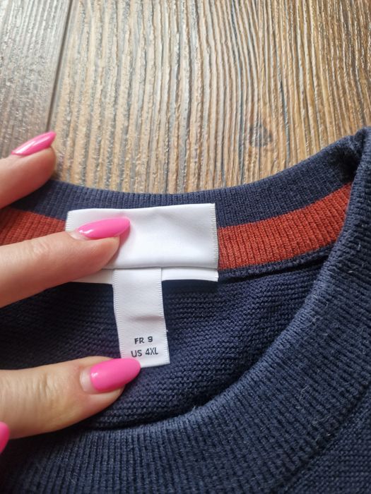 Страхотнен мъжки пуловер LACOSTE  размер 4XL