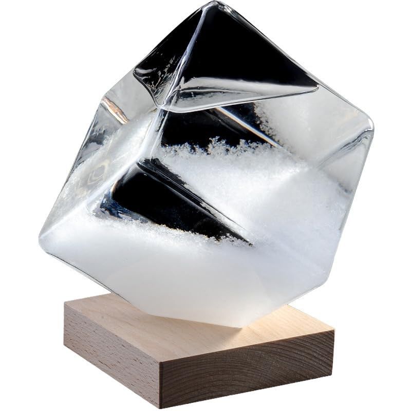 Бутилка за метеорологична станция Storm Glass Cubic Crystal Weather