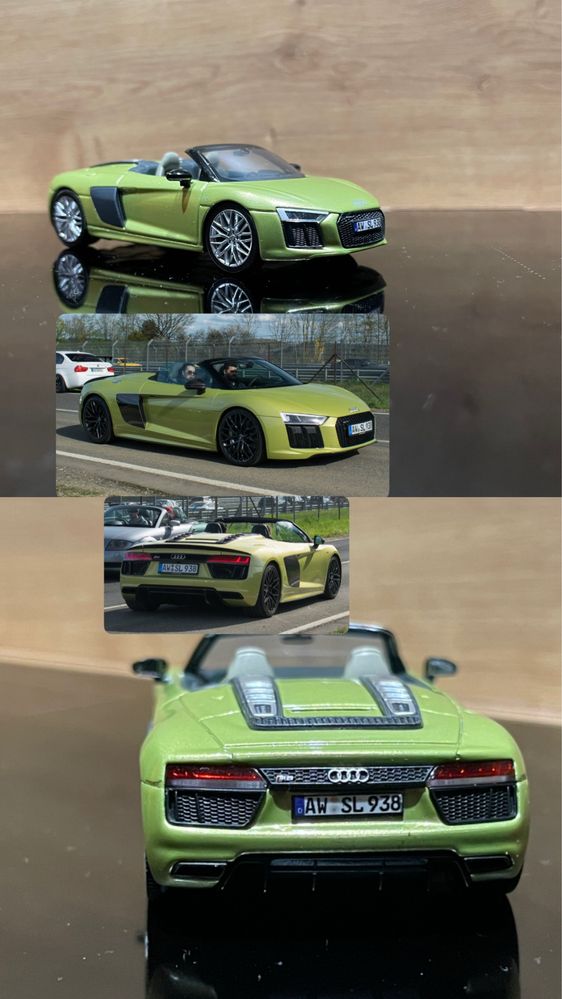 1:43 Audi R8 V10 Spyder - Herpa колекционерски модел 01/01