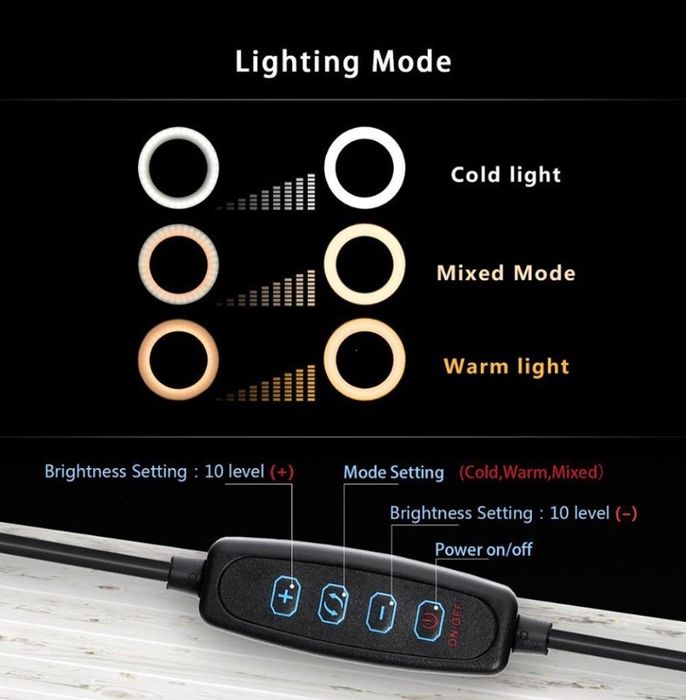 Лед лампа с 3 бр светлини