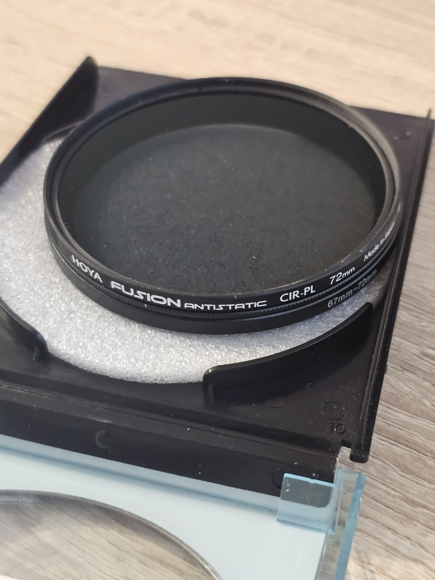 Hoya fusion antistatic cpl филтър 72mm и преходник 67mm