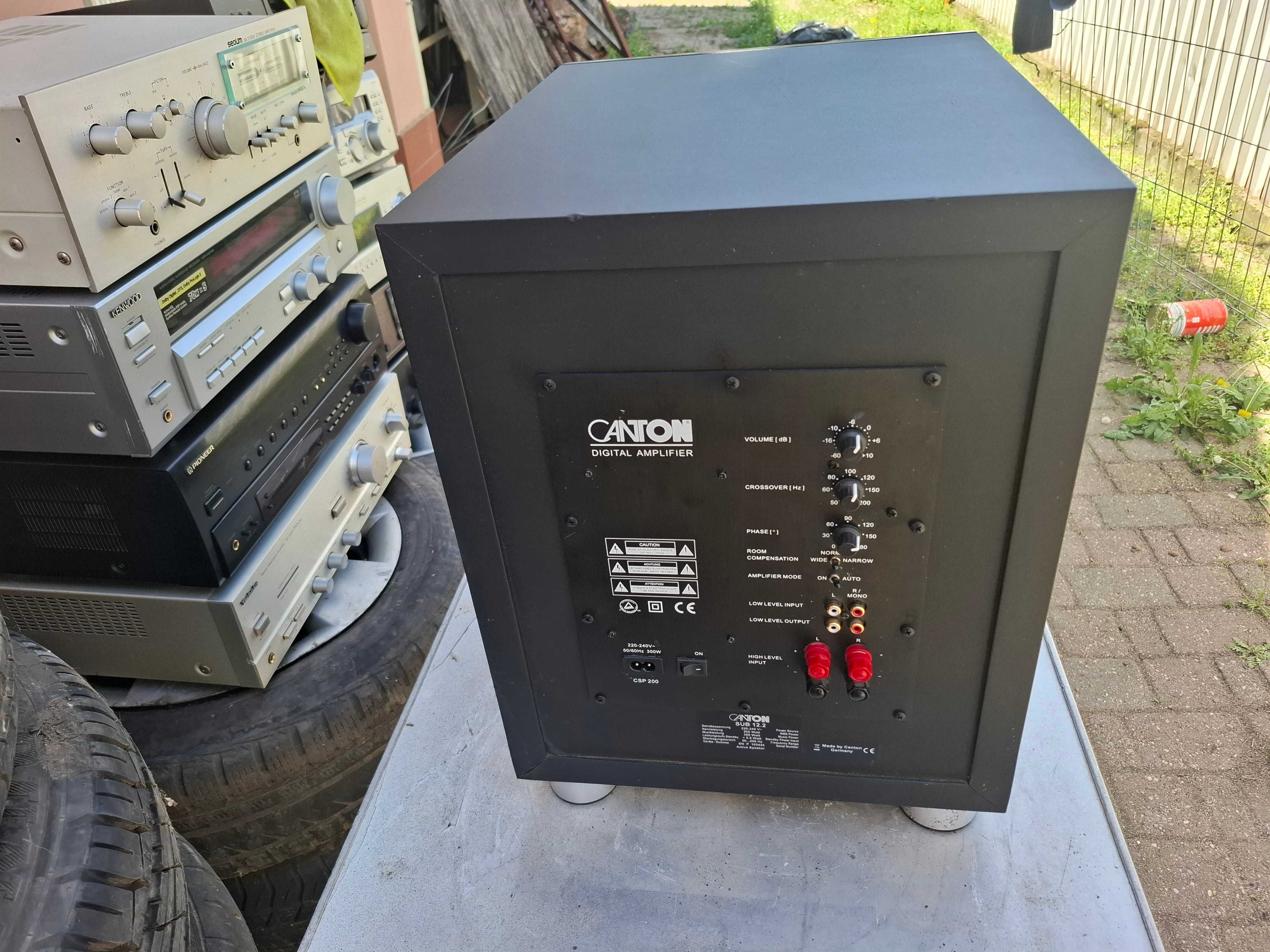 subwoofer activ canton ca elac jbl bose amplificator sony denon 500w