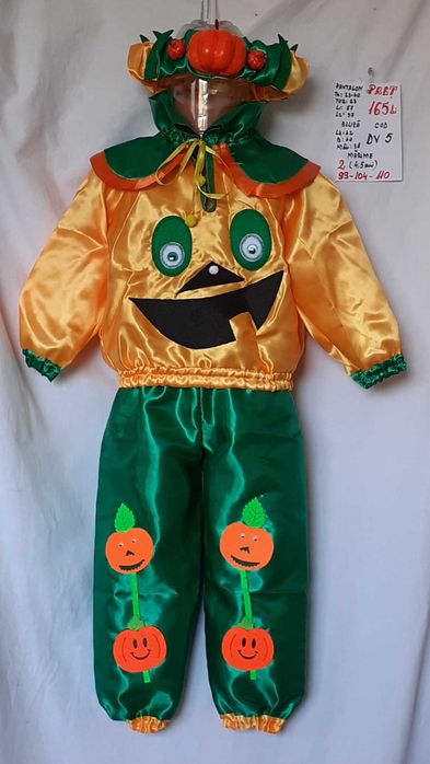 Costum Dovlecel pentru copii marimea 2 (4-5 ani)