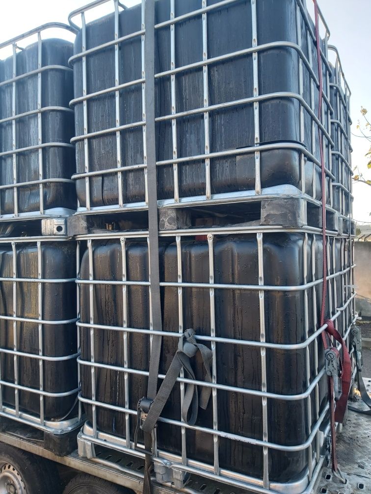 Bazine negre 1000 litri(ibc, rezervor, cub) - posibilitate transport