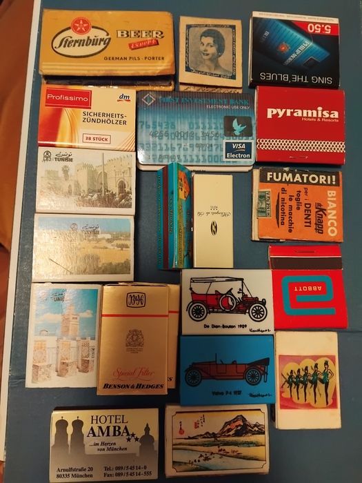 Колекция от кибритени кутийки от 1960 г.