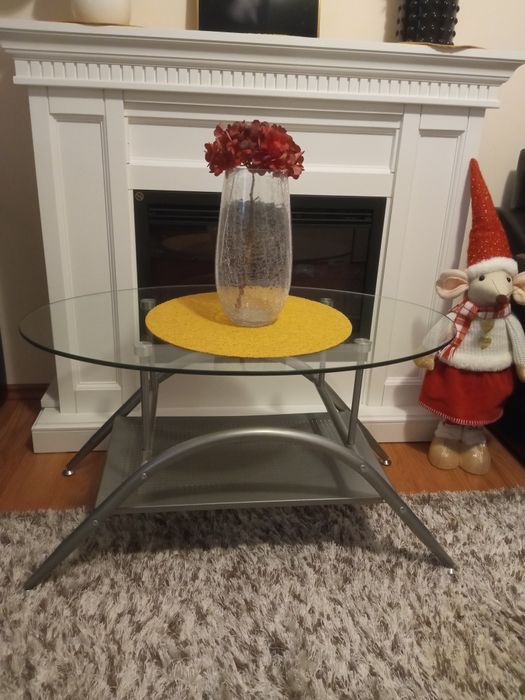 Măsuță sticlă 80/50/50