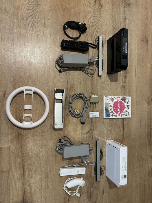 Consola Nintendo Wii cu multe jocuri pe card