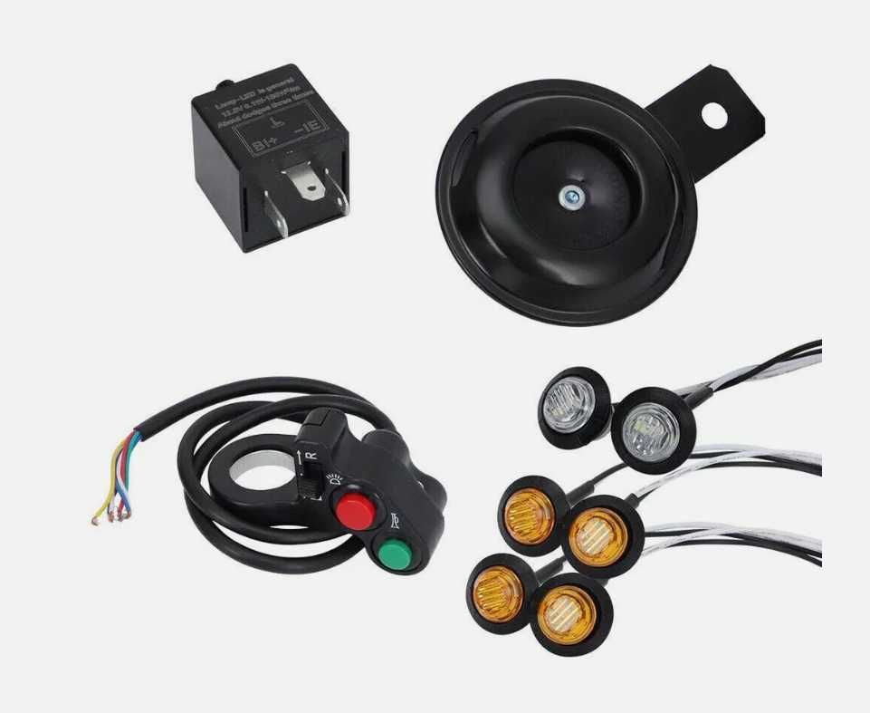 НОВИ LED Мигачи Клаксон Реле Конзола за АТВ УТВ