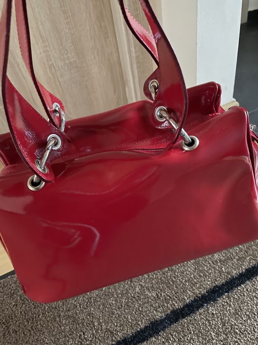 Geanta din lac dama de mâna sau umăr