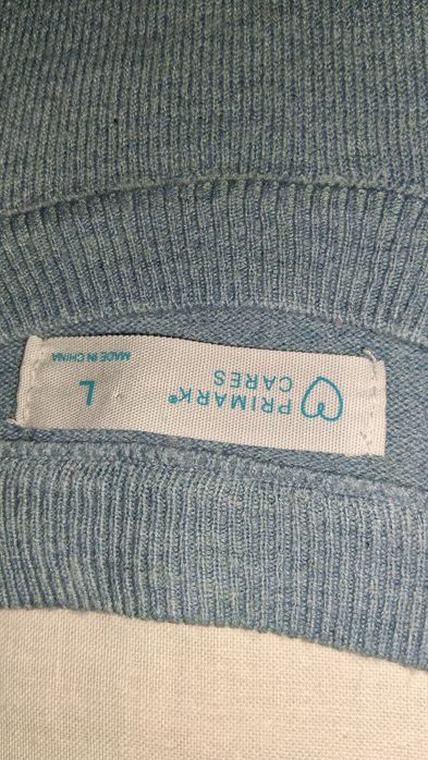 Pulover dama Primark – mărimea L, culoare albastru deschis