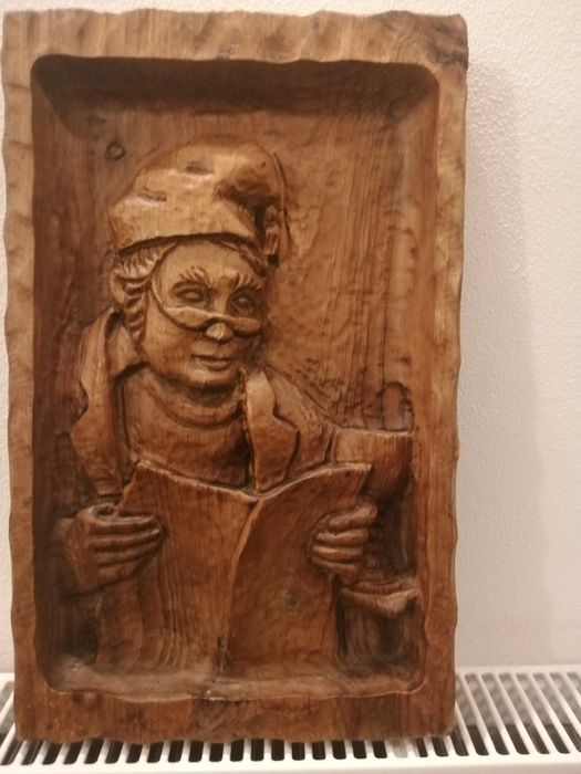 Tablou sculptura în lemn
