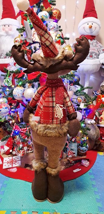 Коледени елени - 3-ри висичини 100 см.,80 см.,50 см.