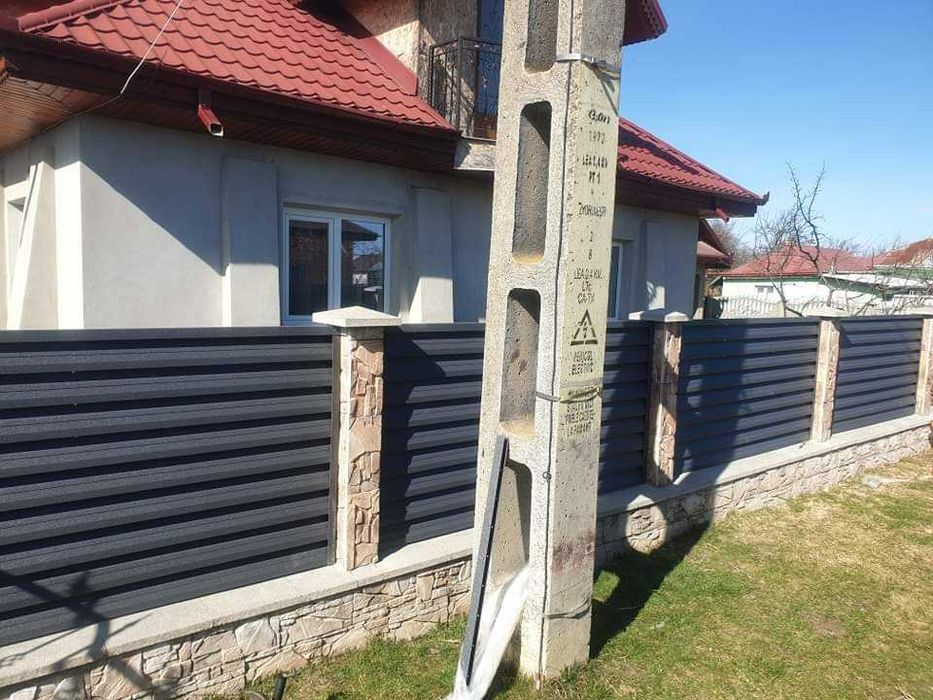 Garduri si porti din panou stil jaluzele si alte modele disponibile