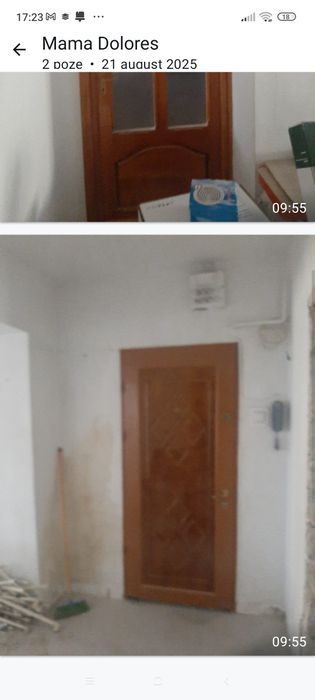Vând ușă din metal folosită
