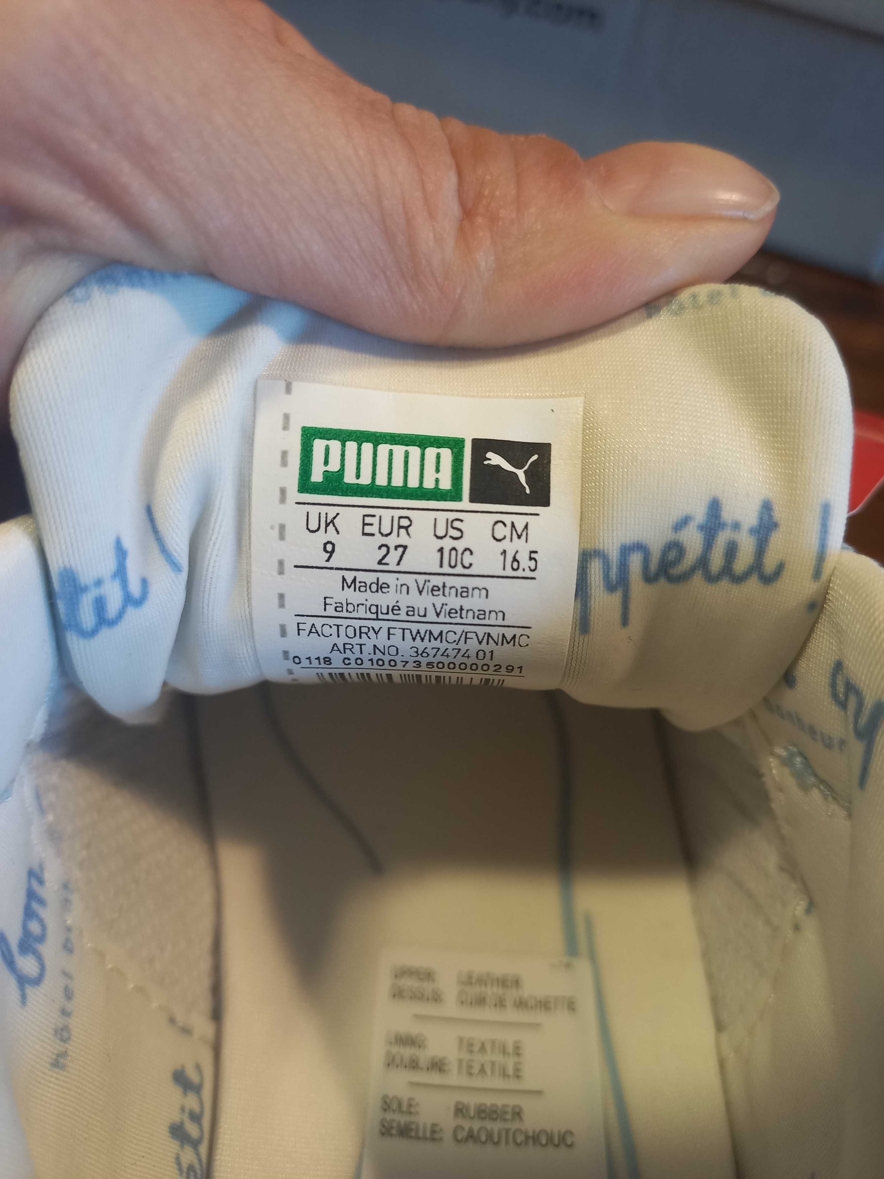 Нови, детски обувки Puma, естествена кожа, 27 н-р