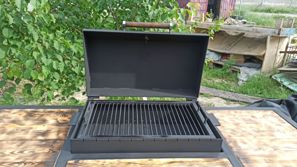 Большой мангал в стиле лофт