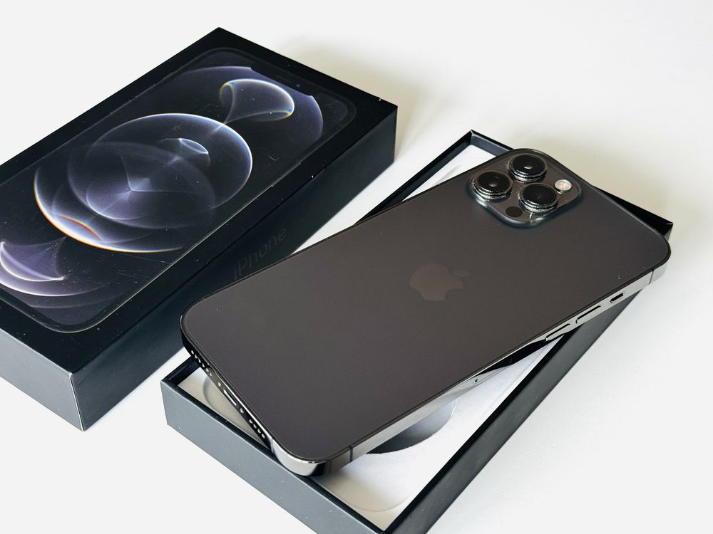 Iphone 12 Pro Max 256GB Graphite 100% Батерия! Гаранция 6 месеца