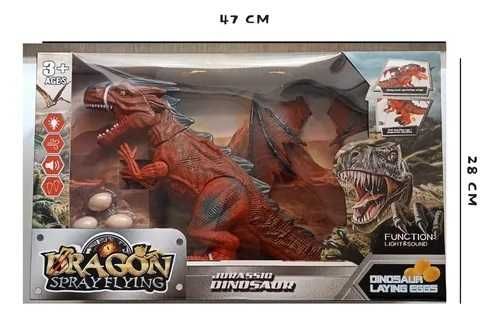 Голям интерактивен Дракон с пара и яйца