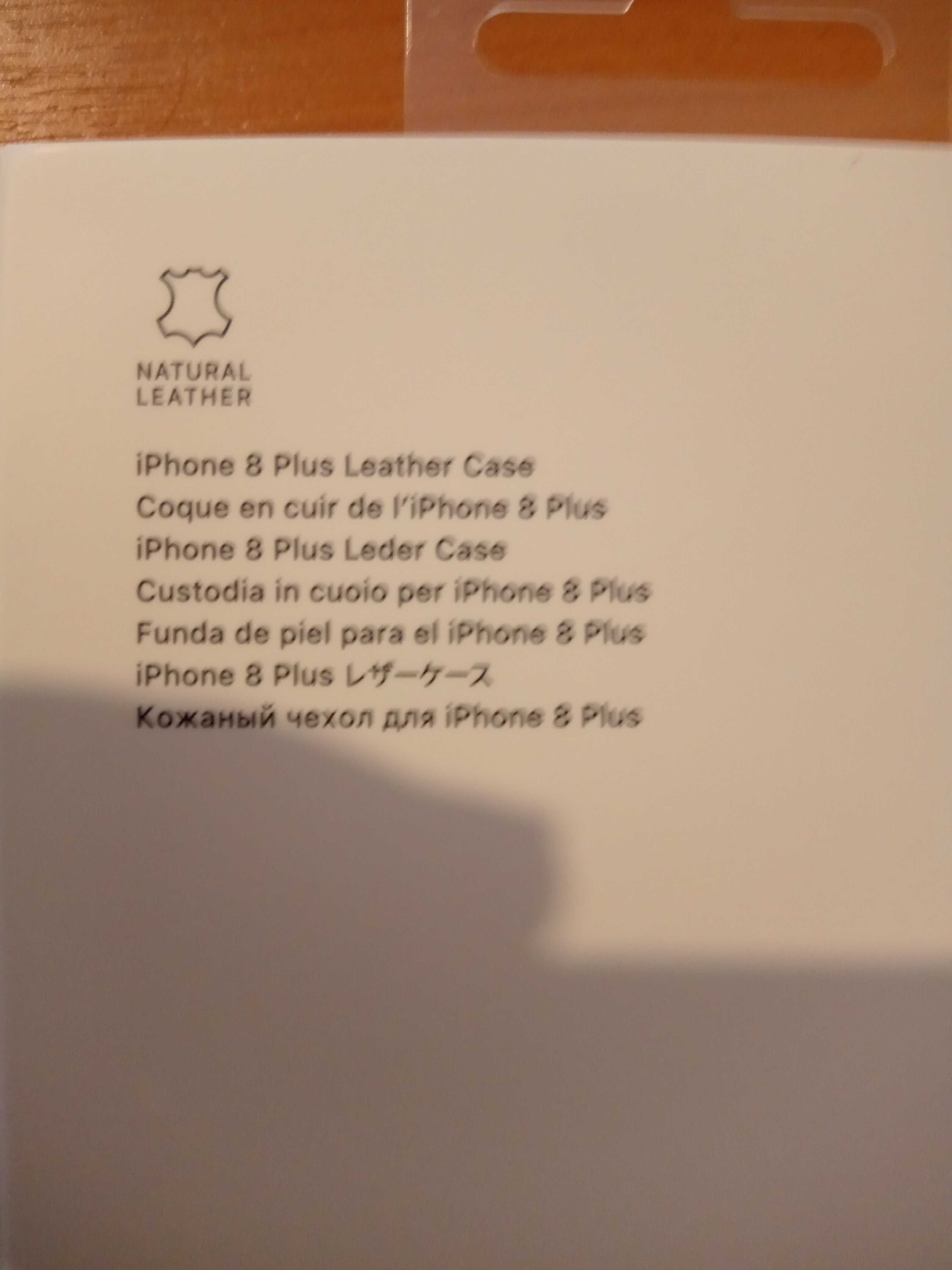 Husa piele Apple iPhone 7 plus/8 plus originala sigilata