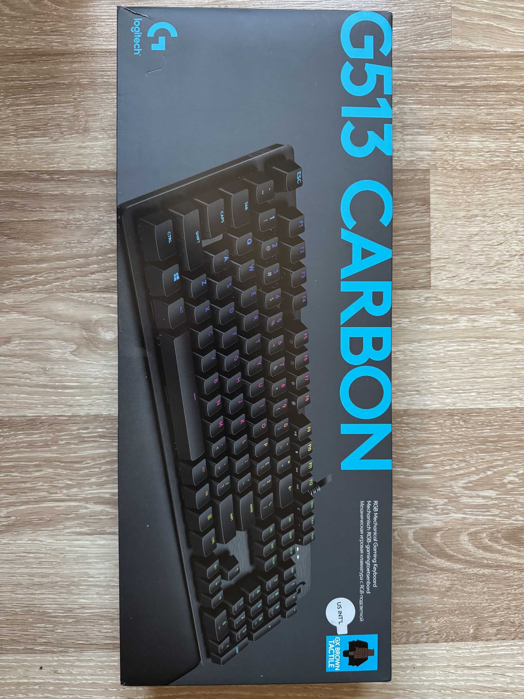 Logitech, G513 Carbon RGB, GX Brown Mechanical суичове
