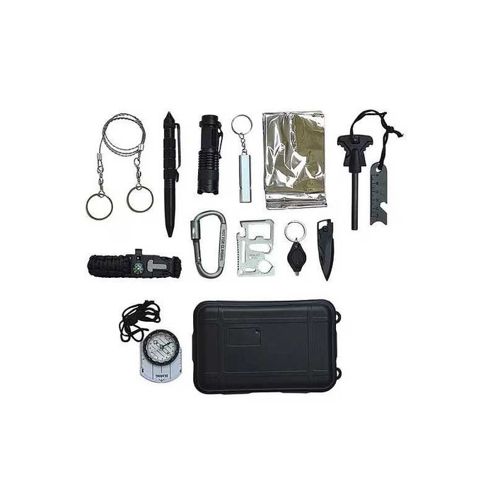 Kit supravietuire Trail Guardian - 14 unelte multifunctionale compacte
