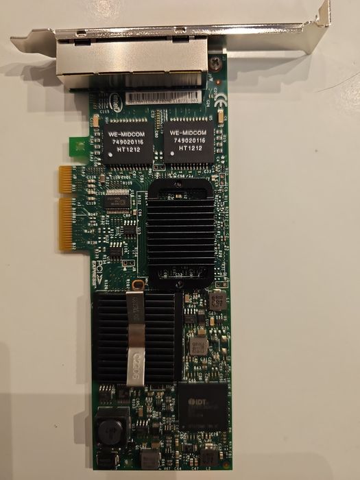 Placa retea Intel Pro 1000, 4 porturi, PCI-E