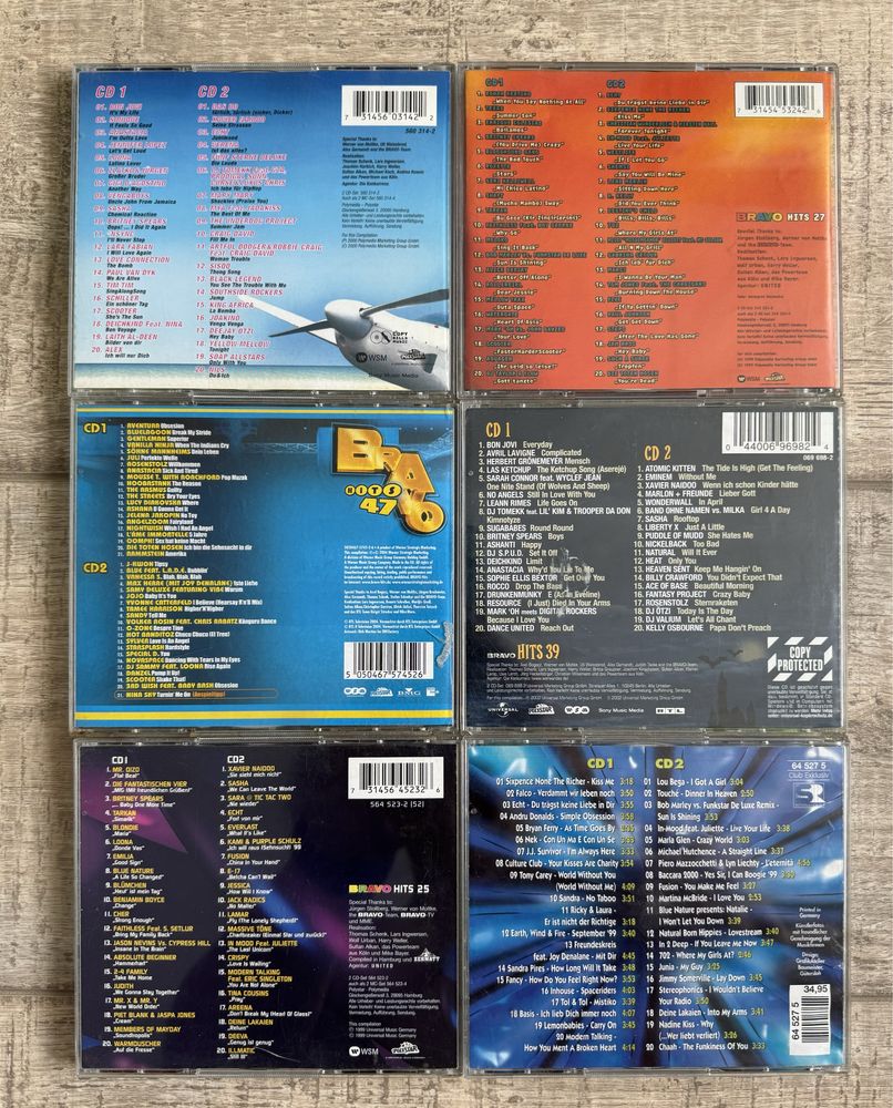 Lot 12 cd-uri originale Bravo Hits