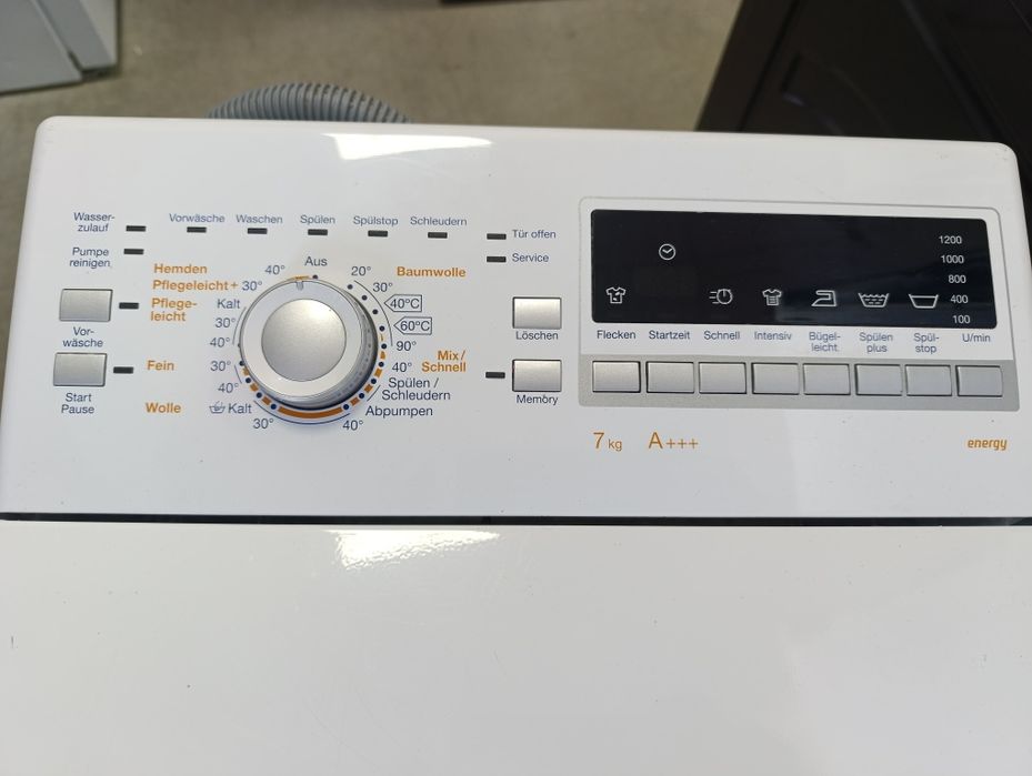 Пералня CONSTRUCTA  A+++ със горно отваряне  7кг капацитет