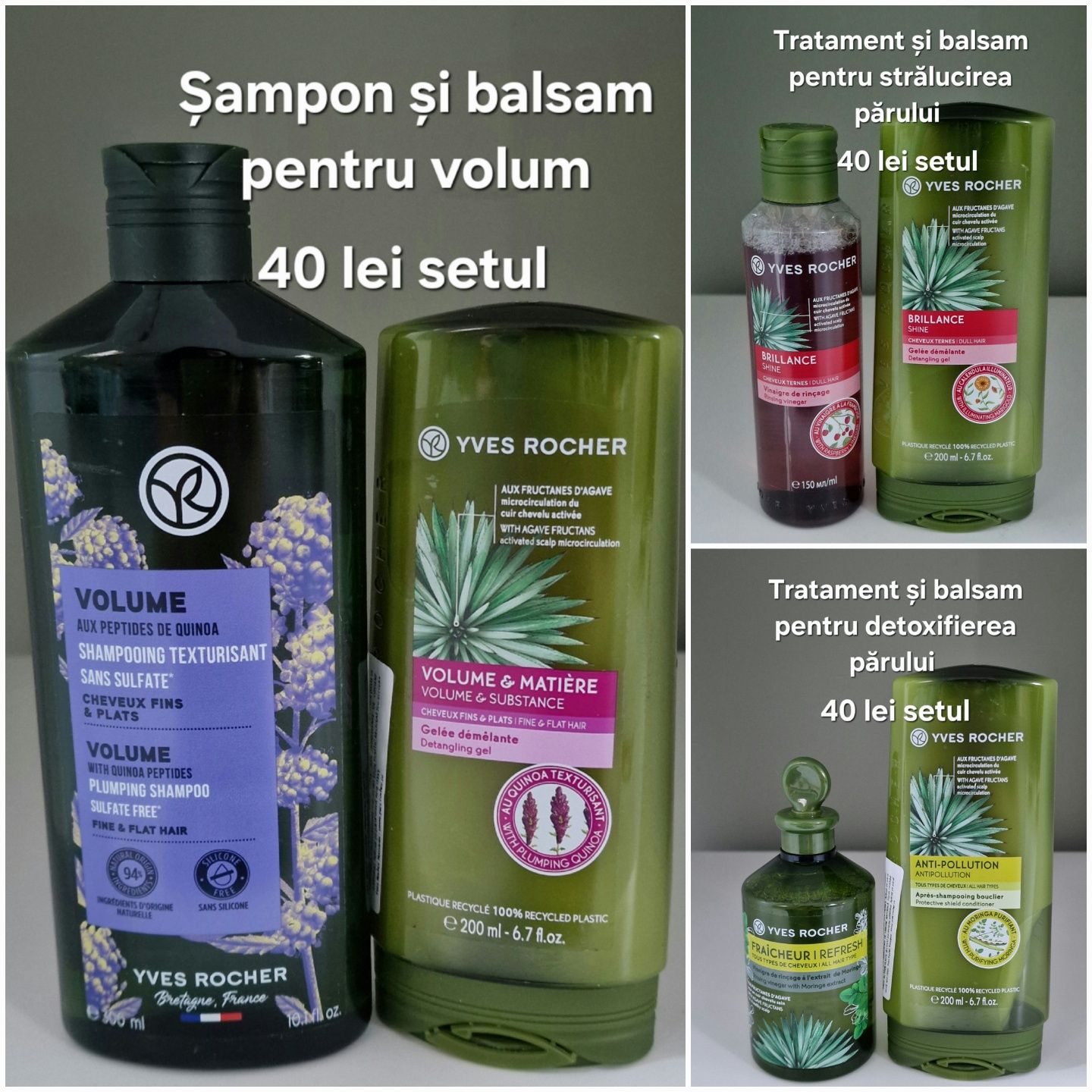 Sampoane / balsamuri Yves Rocher