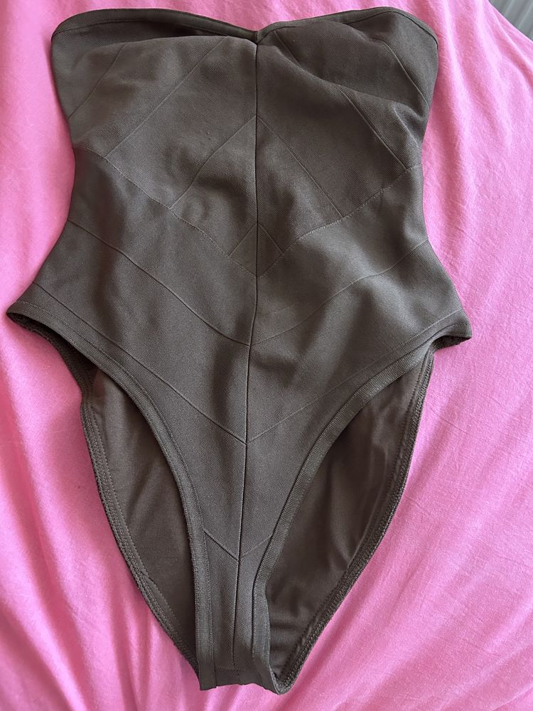 Costum de baie întreg maro Asos 38/M