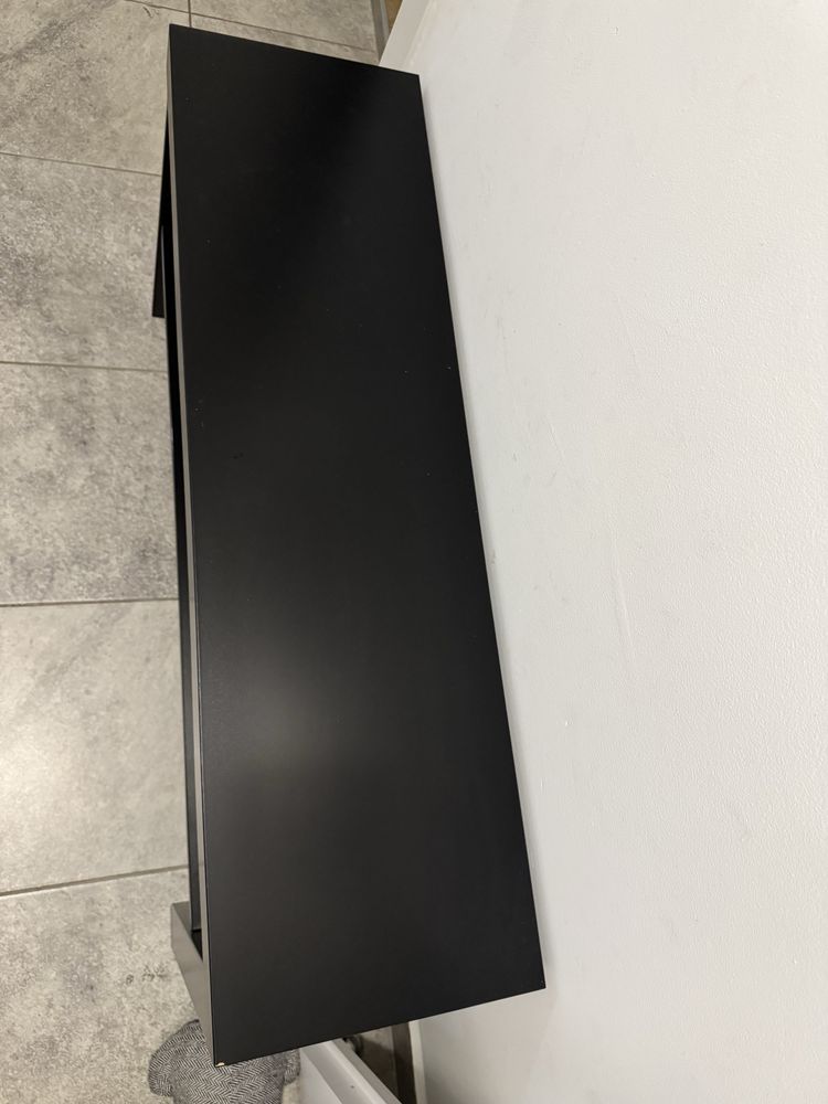 TV шкаф, 90x26 см, черно