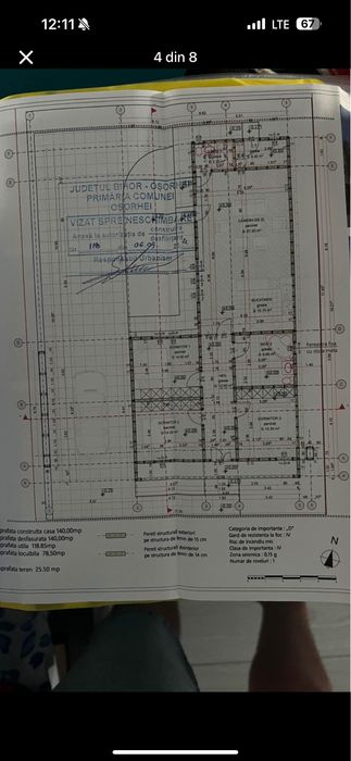 Casa de vanzare Osorhei cu teren de 875 m2