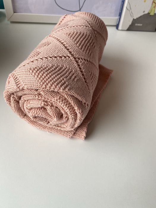 Бебешка плетена пелена / одеало