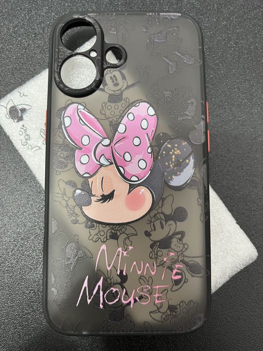 Husă iPhone 16 Minnie Mouse – neagră, nouă, cu etichetă
