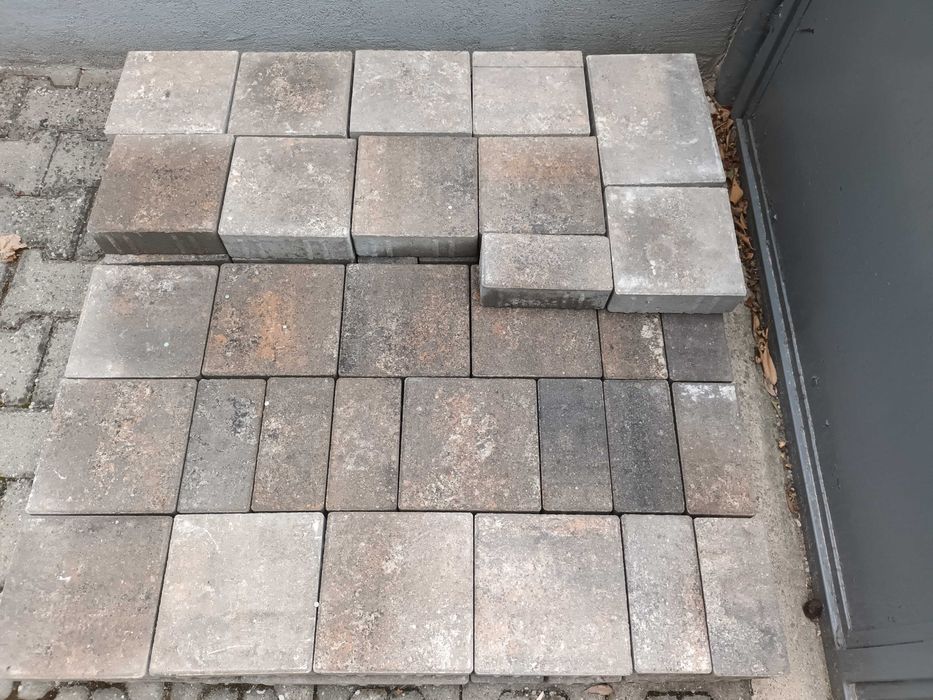 Ieftin 2 mp pavaj TRIO nou grosime 6 cm