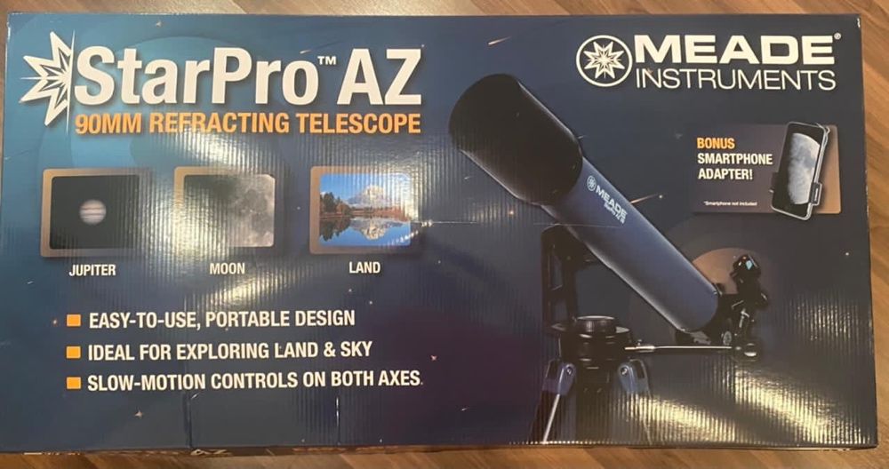 Телескоп новый Star Pro Az 90 mm.