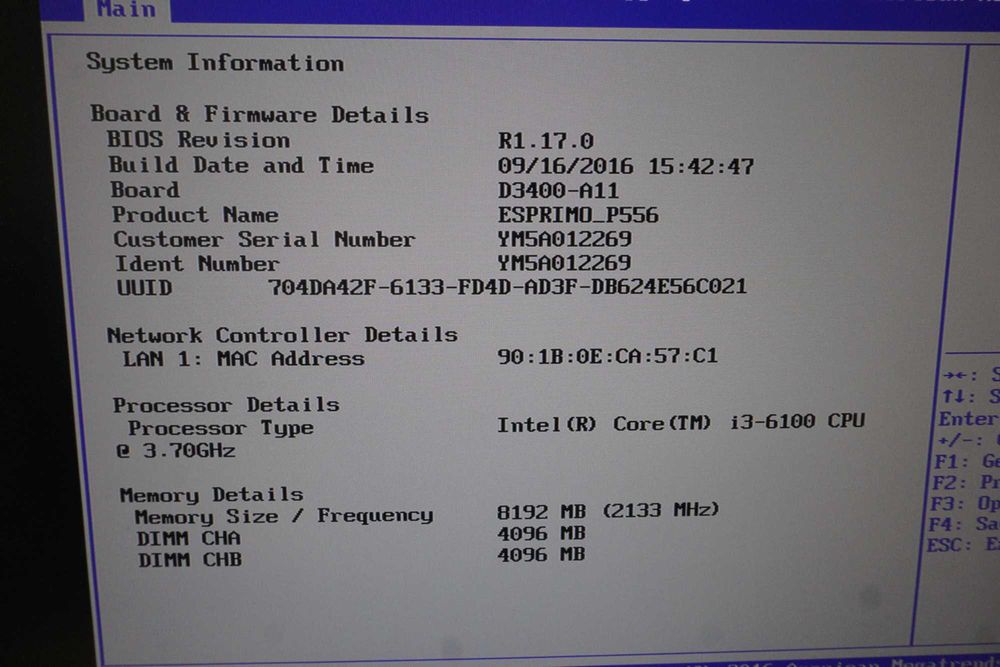 Fujitsu PC: i3-6100/ 8GB DDR4/ no disk/ вкл. ДДС/ 6 мес. гаранция!