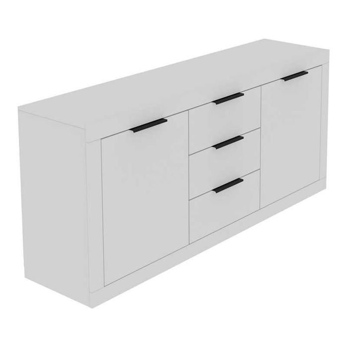 Скрин, Doha, Сив, Бял, Пдч, 180х45х80.5см.