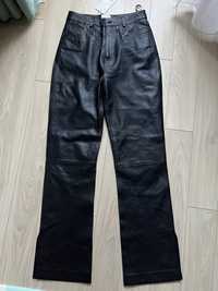 Pantaloni din piele naturala noi marimea 38 kendall by about you