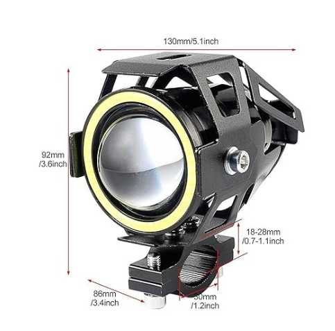 Халоген за мотоциклет 12-24V 2БР/К-Т