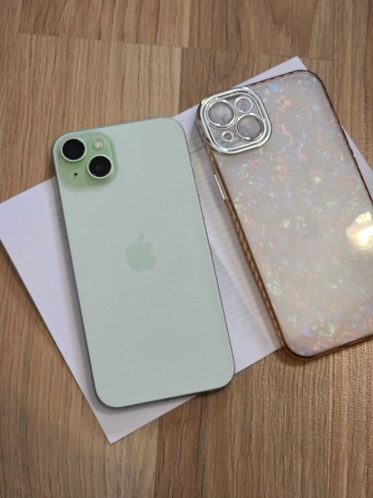 Iphone 15 Plus 128GB Green liber de rețea bateria 84%