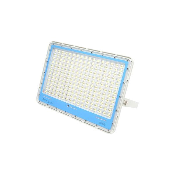 Led прожектор 400w, 6500k със соларен панел 28w дистанционно и батерия