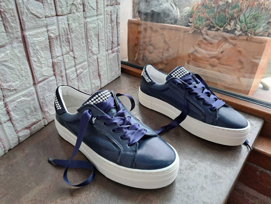 дамски кецове,спортни обувки на платформа,номер38 Нови!кожени